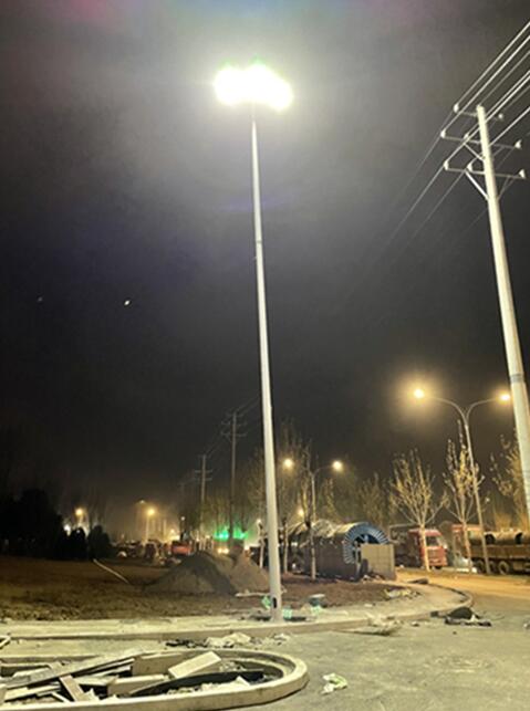 辽阳9米双臂路灯亮化安装工程